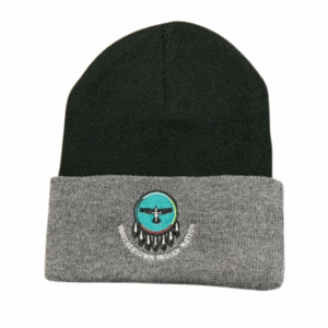 Black And Gray Winter Hat